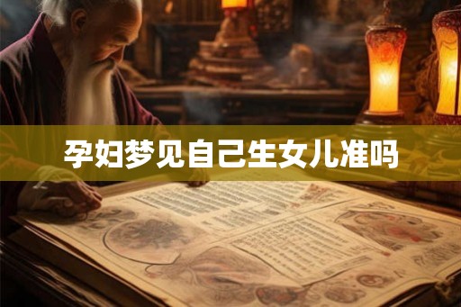 孕妇梦见自己生女儿准吗