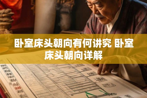 卧室床头朝向有何讲究 卧室床头朝向详解