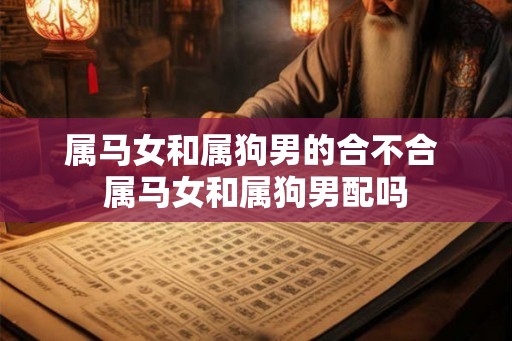 属马女和属狗男的合不合 属马女和属狗男配吗