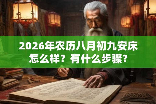2026年农历八月初九安床怎么样？有什么步骤？