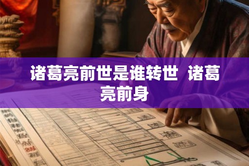诸葛亮前世是谁转世  诸葛亮前身