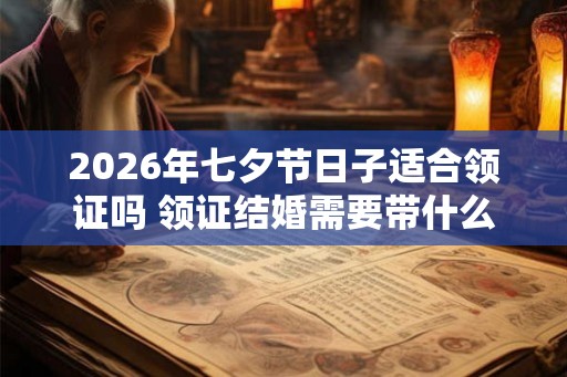 2026年七夕节日子适合领证吗 领证结婚需要带什么证明