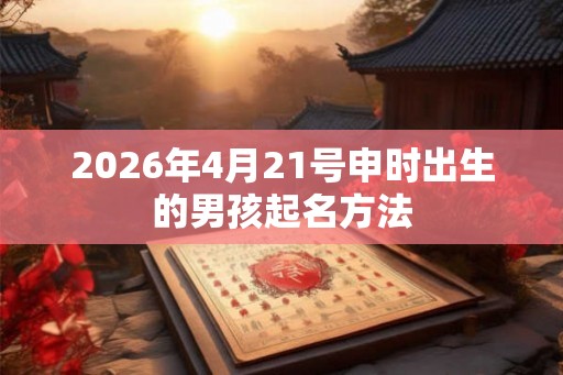 2026年4月21号申时出生的男孩起名方法 2026年4月21号申时出生的男孩起名方法