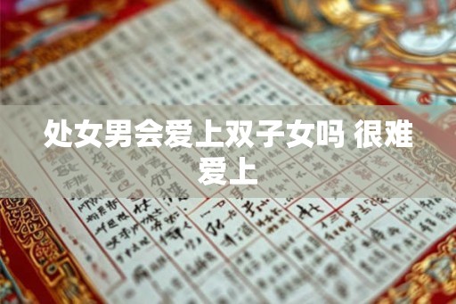 处女男会爱上双子女吗 很难爱上