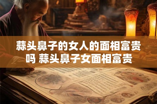 蒜头鼻子的女人的面相富贵吗 蒜头鼻子女面相富贵 蒜头鼻子的女人的面相富贵吗 蒜头鼻子女面相富贵