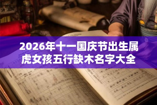 2026年十一国庆节出生属虎女孩五行缺木名字大全
