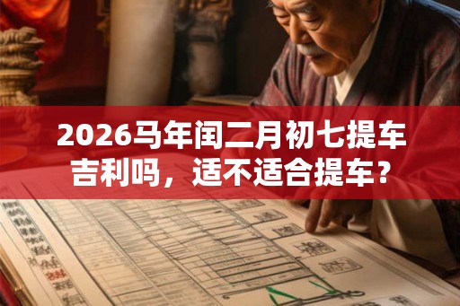 2026马年闰二月初七提车吉利吗，适不适合提车？