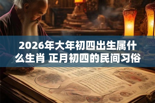 2026年大年初四出生属什么生肖 正月初四的民间习俗