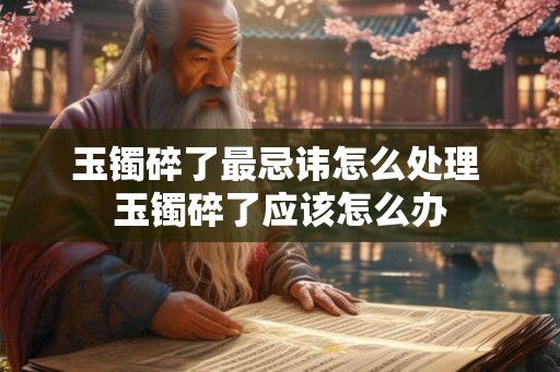 玉镯碎了最忌讳怎么处理 玉镯碎了应该怎么办 玉镯碎了最忌讳怎么处理 玉镯碎了应该怎么办