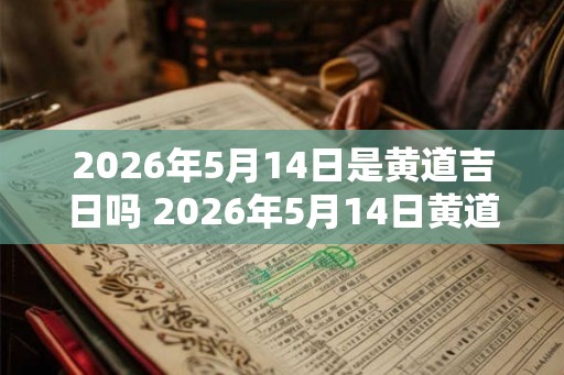 2026年5月14日是黄道吉日吗 2026年5月14日黄道吉日