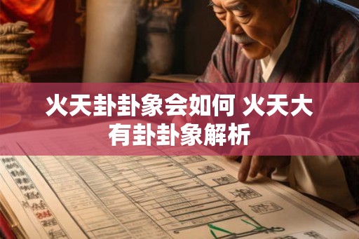 火天卦卦象会如何 火天大有卦卦象解析