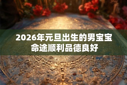 2026年元旦出生的男宝宝 命途顺利品德良好
