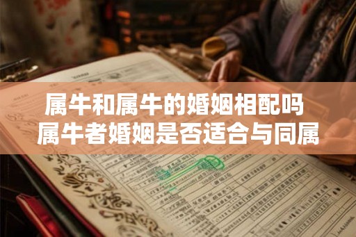 属牛和属牛的婚姻相配吗 属牛者婚姻是否适合与同属牛者