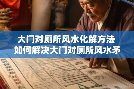 大门对厕所风水化解方法 如何解决大门对厕所风水矛盾 大门对厕所风水化解方法 如何解决大门对厕所风水矛盾