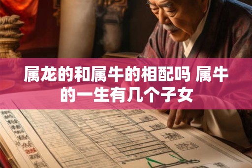 属龙的和属牛的相配吗 属牛的一生有几个子女