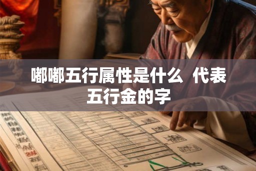嘟嘟五行属性是什么  代表五行金的字