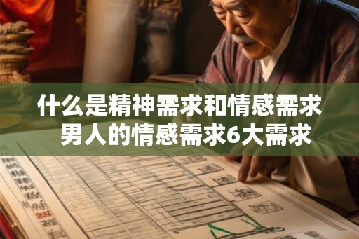 什么是精神需求和情感需求 男人的情感需求6大需求 什么是精神需求和情感需求 男人的情感需求6大需求