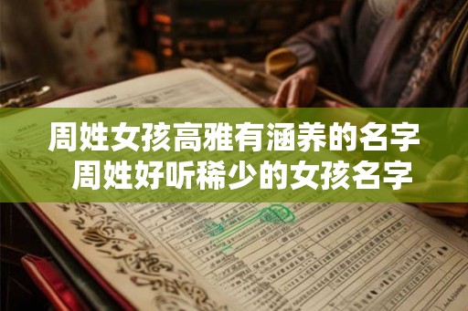 周姓女孩高雅有涵养的名字  周姓好听稀少的女孩名字