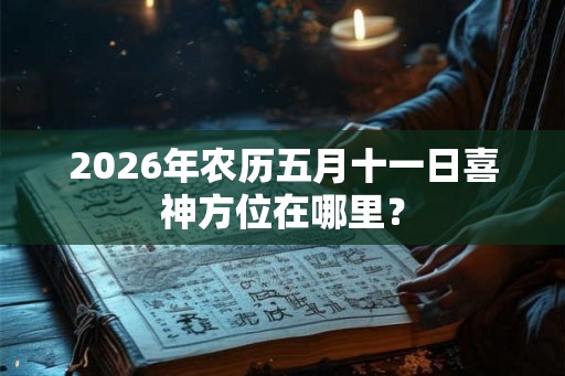 2026年农历五月十一日喜神方位在哪里？