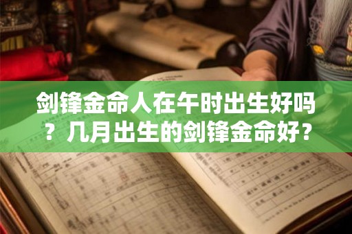 剑锋金命人在午时出生好吗？几月出生的剑锋金命好？