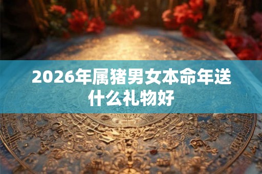 2026年属猪男女本命年送什么礼物好 2026年属猪男女本命年送什么礼物好