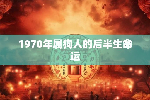 1970年属狗人的后半生命运