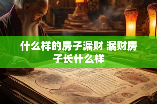 什么样的房子漏财 漏财房子长什么样