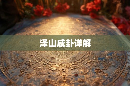 泽山咸卦详解
