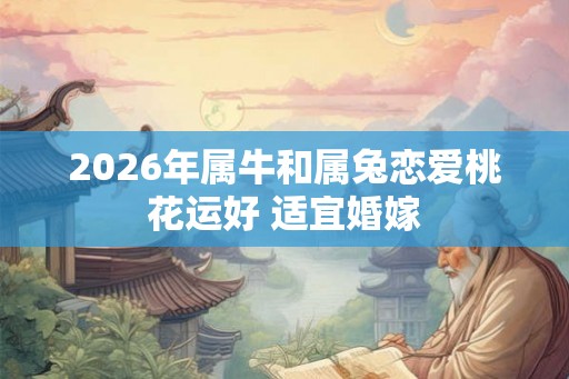 2026年属牛和属兔恋爱桃花运好 适宜婚嫁 2026年属牛和属兔恋爱桃花运好 适宜婚嫁
