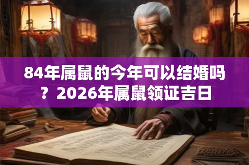 84年属鼠的今年可以结婚吗？2026年属鼠领证吉日