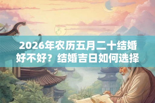 2026年农历五月二十结婚好不好？结婚吉日如何选择？
