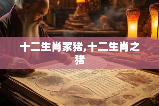 十二生肖家猪,十二生肖之猪 十二生肖家猪,十二生肖之猪