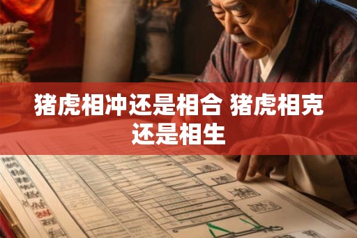 猪虎相冲还是相合 猪虎相克还是相生