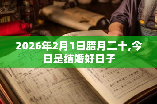 2026年2月1日腊月二十,今日是结婚好日子