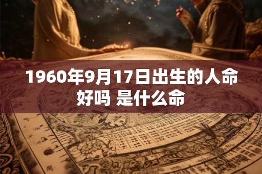 1960年9月17日出生的人命好吗 是什么命