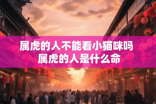 属虎的人不能看小猫咪吗 属虎的人是什么命 属虎的人不能看小猫咪吗 属虎的人是什么命