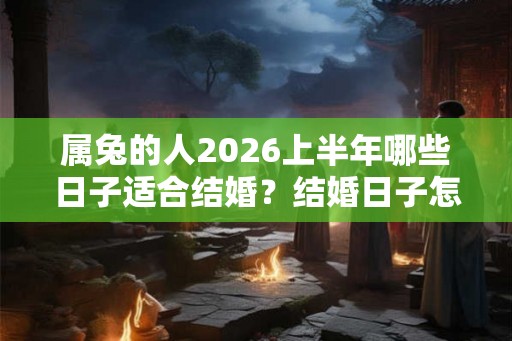 属兔的人2026上半年哪些日子适合结婚？结婚日子怎么看？