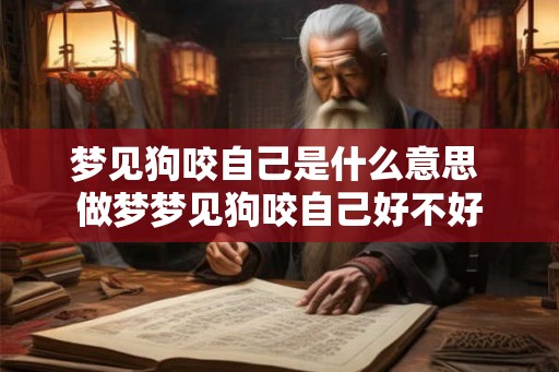 梦见狗咬自己是什么意思 做梦梦见狗咬自己好不好