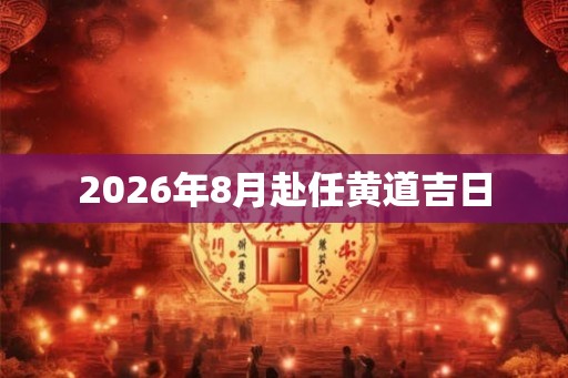 2026年8月赴任黄道吉日
