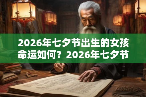 2026年七夕节出生的女孩命运如何？2026年七夕节日子好吗？