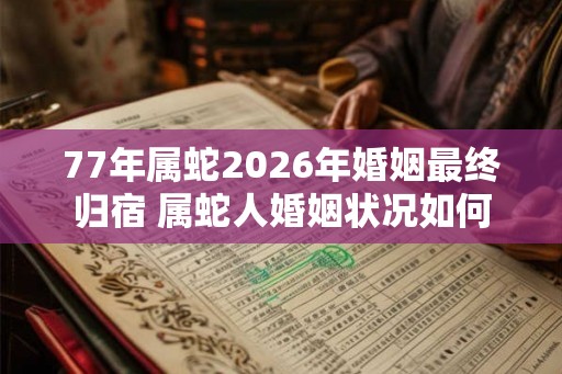 77年属蛇2026年婚姻最终归宿 属蛇人婚姻状况如何