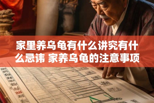 家里养乌龟有什么讲究有什么忌讳 家养乌龟的注意事项