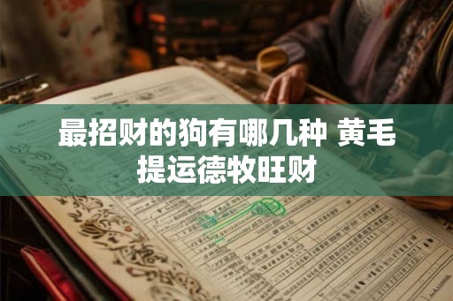 最招财的狗有哪几种 黄毛提运德牧旺财 最招财的狗有哪几种 黄毛提运德牧旺财