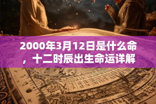 2000年3月12日是什么命,十二时辰出生命运详解 2000年3月12日是什么命,十二时辰出生命运详解