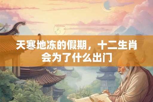 天寒地冻的假期，十二生肖会为了什么出门