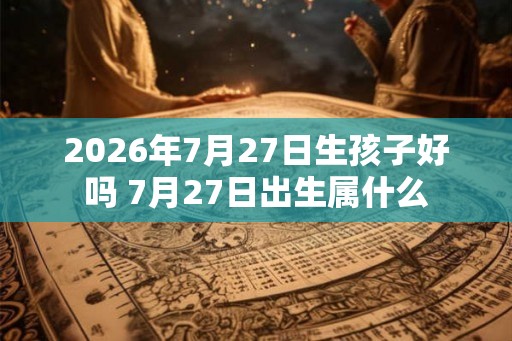 2026年7月27日生孩子好吗 7月27日出生属什么