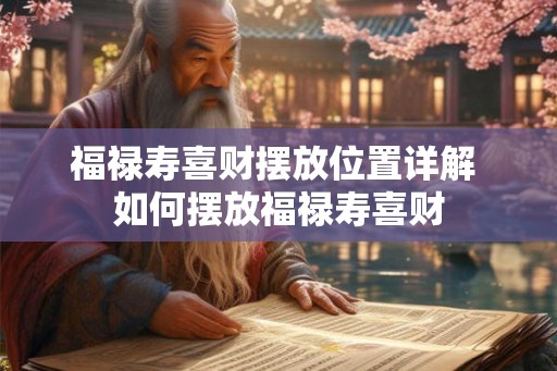 福禄寿喜财摆放位置详解 如何摆放福禄寿喜财 福禄寿喜财摆放位置详解 如何摆放福禄寿喜财