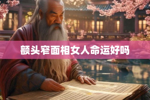 额头窄面相女人命运好吗