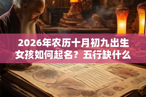 2026年农历十月初九出生女孩如何起名？五行缺什么？