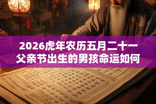 2026虎年农历五月二十一父亲节出生的男孩命运如何